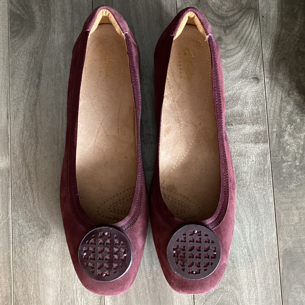Clarks ballerina flats size 8